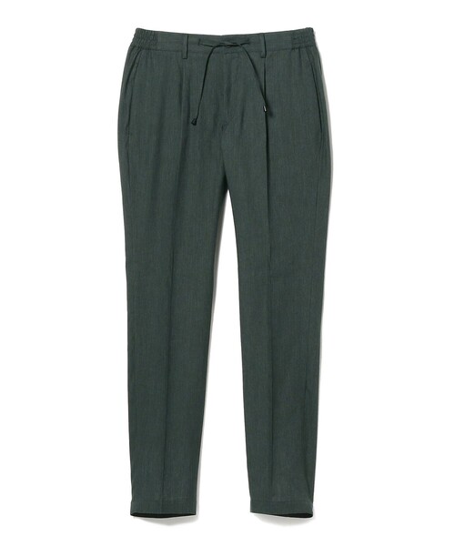 BRILLA per il gusto（ブリッラペルイルグースト）の「giabsarchivio × Brilla per il gusto / 別注 MASACCIO ストレッチリネン 1プリーツ ドローコード スラックス（スラックス・メンズ・オリーブ・44）」の2枚目の写真