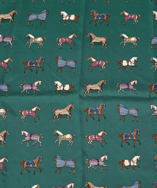 Andemiu（アンデミュウ）の「【新色追加】フォールプリントスカーフ983168（バンダナ/スカーフ・レディース・グリーン/ブラック/ベージュ/オフホワイト/ピンク/イエロー/ブルー・FREE）」の13枚目の写真