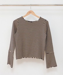 flower | メローボーダートップ(Tシャツ/カットソー)