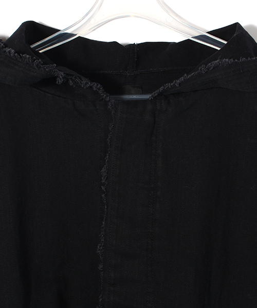 IKUMI（イクミ）の「【IKUMI】DENIM FOOD JACKET（デニムジャケット・レディース・ホワイト/ブラック・FREE）」の8枚目の写真