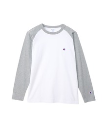 Champion（チャンピオン）の「【Champion/チャンピオン】メンズ ベーシック ラグランロングスリーブTシャツ（Tシャツ/カットソー）」