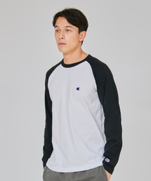 Champion（チャンピオン）の「【Champion/チャンピオン】メンズ ベーシック ラグランロングスリーブTシャツ（Tシャツ/カットソー）」