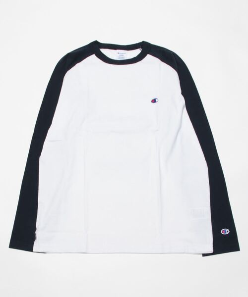 Champion(チャンピオン)の「【Champion/チャンピオン】メンズ ベーシック ラグランロングスリーブTシャツ(Tシャツ/カットソー・メンズ・グレー/ブラック/モカ/ネイビー/ダークグリーン系/チョコ・SMALL/X-LARGE/MEDIUM/LARGE)」の22枚目の写真