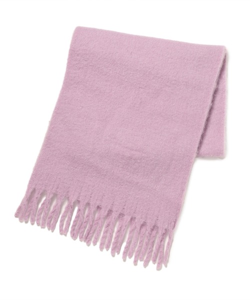 ROPE' PICNIC(ロペピクニック)の「バルキーフリンジストール(ストール/ショール・レディース・ブルー系その他4/ダークラベンダー/チャコールグレー/キナリ・FREE)」の10枚目の写真