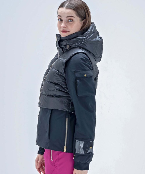phenix(フェニックス)の「phenix(フェニックス)Super Space-Time 3way Jacket/GRACE レディース/スキー/スキーウェア/ジャケット(その他アウター・レディース・ホワイト/ピンク系その他/ブラック・M/L)」の10枚目の写真