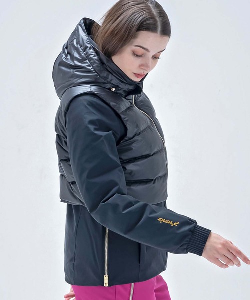 phenix(フェニックス)の「phenix(フェニックス)Super Space-Time 3way Jacket/GRACE レディース/スキー/スキーウェア/ジャケット(その他アウター・レディース・ホワイト/ピンク系その他/ブラック・M/L)」の12枚目の写真