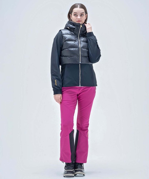 phenix(フェニックス)の「phenix(フェニックス)Super Space-Time 3way Jacket/GRACE レディース/スキー/スキーウェア/ジャケット(その他アウター・レディース・ホワイト/ピンク系その他/ブラック・M/L)」の16枚目の写真