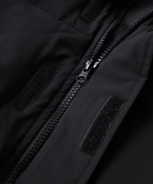 Anchor Smith（アンカー スミス）の「オーバーサイズ ハイネック ボリューム中綿ジャケット/撥水防風（ダウンジャケット/コート・メンズ・グレー/ブラック・M/L/XL）」の13枚目の写真