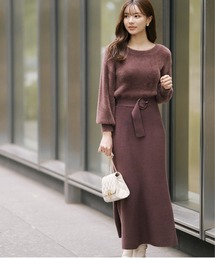 PROPORTION BODY DRESSING | フェザーマーメイドニットワンピース / 1213240026(ワンピース)