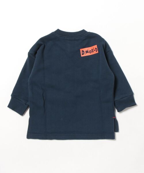 kladskap（クレードスコープ）の「恐竜アップリケトレーナー（スウェット・キッズ・ネイビー/レッド・110cm/120cm/130cm/90cm/100cm）」の4枚目の写真