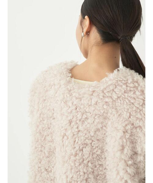 earth music&ecology（アースミュージックアンドエコロジー）の「ファーベスト（ベスト・レディース・ライトグレー/ライトベージュ・FREE）」の19枚目の写真