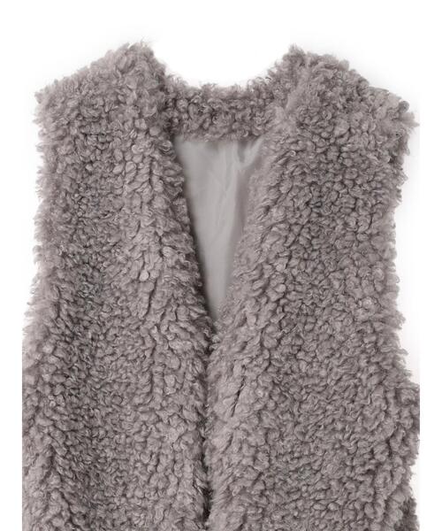 earth music&ecology（アースミュージックアンドエコロジー）の「ファーベスト（ベスト・レディース・ライトグレー/ライトベージュ・FREE）」の22枚目の写真