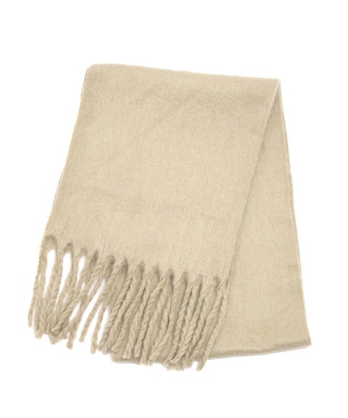 Settimissimo（セッティミッシモ）の「大判バルキーストール マフラー（ストール/ショール・レディース・ブラウン/ベージュ/ホワイト×ブラック・FREE）」の19枚目の写真