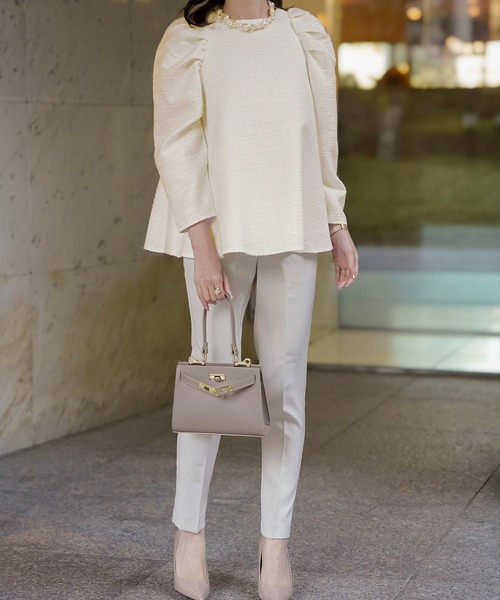 セール】ツイード フレア トップス HUIT（シャツ/ブラウス）｜HUIT