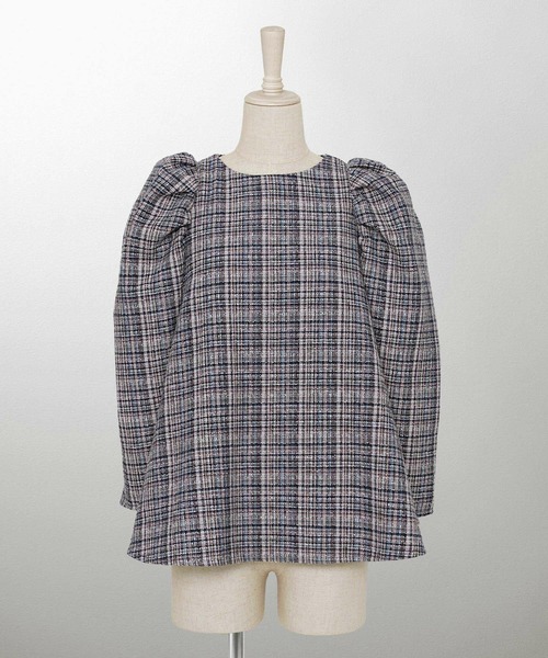 セール】ツイード フレア トップス HUIT（シャツ/ブラウス）｜HUIT
