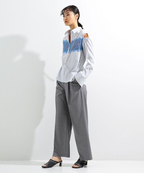 Ray BEAMS（レイビームス）の「Ray BEAMS / ヨーク レース シャツ（シャツ/ブラウス・レディース・ホワイト/ライトグレー・ONE SIZE）」の20枚目の写真