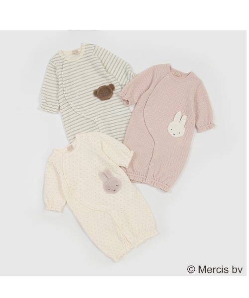 petit main(プティマイン)の「【miffy/抗菌】モチーフ2WAY オール(ロンパース・キッズ・アイボリー/グレー/ライトピンク・50-70cm)」の12枚目の写真