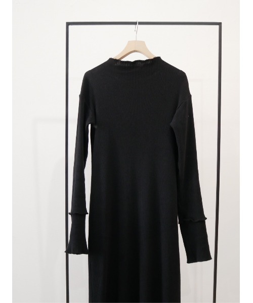 TRUNC（トランクエイティーエイト）の「2WAY Self Cut High Neck Dress（ワンピース・レディース・ブラック/アイボリー/ブラウン・FREE）」の11枚目の写真