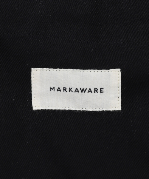 markaware（マーカウェア）の「【MARKAWARE / マーカウェア】別注 Cashmere Flannel Easy PT（スラックス・メンズ・ブラック・3/2）」の2枚目の写真