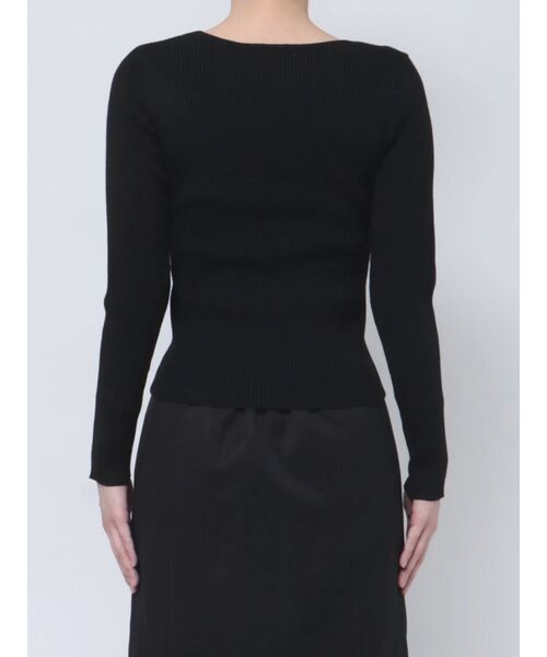 RESEXXY（リゼクシー）の「アシンメトリーリブニット（ニット/セーター・レディース・イエロー/ホワイト/ブラック・FREE）」の18枚目の写真