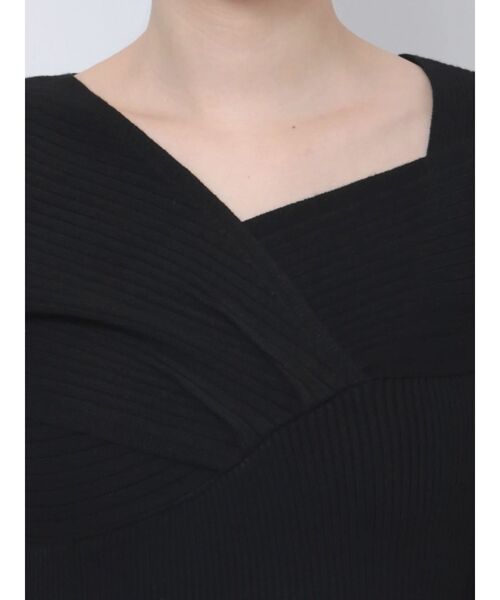 RESEXXY（リゼクシー）の「アシンメトリーリブニット（ニット/セーター・レディース・イエロー/ホワイト/ブラック・FREE）」の19枚目の写真