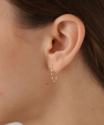 PAS TIERRA（パティエラ）の「【Ray】K10ペタルチェーンピアス（ピアス