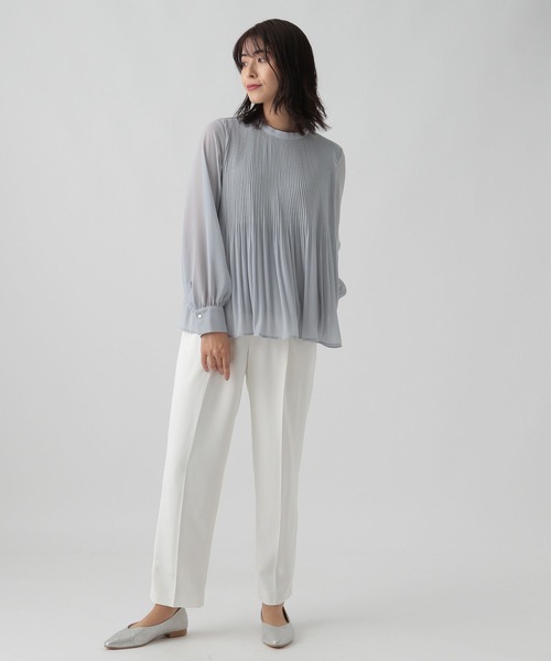 Elura（エルーラ）の「＜セレモニーにもお仕事にも使える！＞映えラクテーパードパンツ（その他パンツ・レディース・ネイビー/ブラック/グレイッシュベージュ/ホワイト・LARGE/MEDIUM/SMALL/X-LARGE）」の10枚目の写真