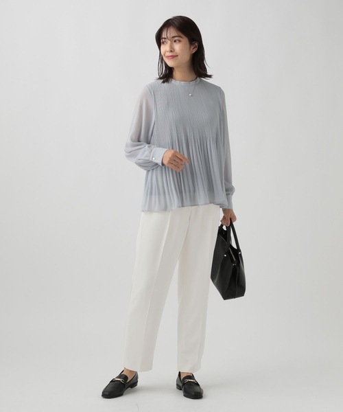 Elura（エルーラ）の「＜セレモニーにもお仕事にも使える！＞映えラクテーパードパンツ（その他パンツ・レディース・ネイビー/ブラック/グレイッシュベージュ/ホワイト・LARGE/MEDIUM/SMALL/X-LARGE）」の11枚目の写真