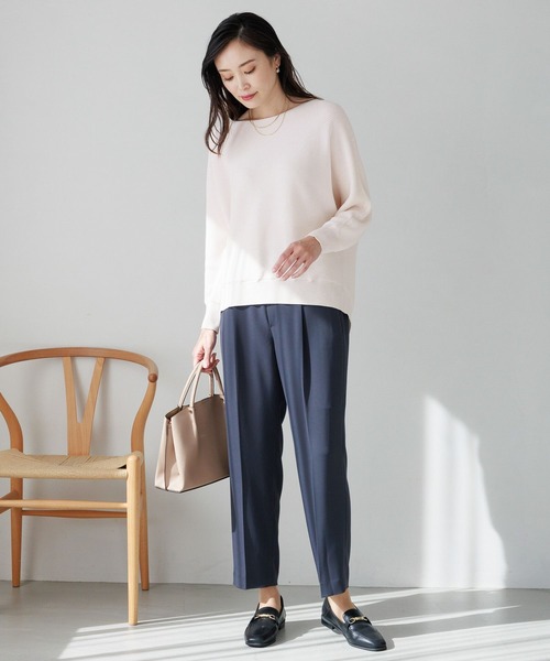 Elura（エルーラ）の「＜セレモニーにもお仕事にも使える！＞映えラクテーパードパンツ（その他パンツ・レディース・ネイビー/ブラック/グレイッシュベージュ/ホワイト・LARGE/MEDIUM/SMALL/X-LARGE）」の21枚目の写真