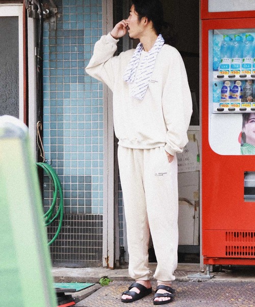 KRIFF MAYER（クリフメイヤー）の「TOTONOU CLUBサウナセットアップ（ルームウェア/パジャマ・メンズ・オートミール/グレー/ネイビー/チャコール・X-LARGE/MEDIUM/LARGE）」の3枚目の写真