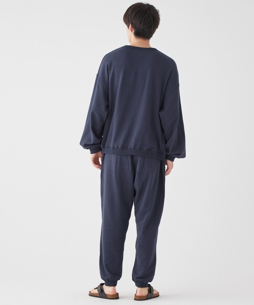KRIFF MAYER（クリフメイヤー）の「TOTONOU CLUBサウナセットアップ（ルームウェア/パジャマ・メンズ・オートミール/グレー/ネイビー/チャコール・X-LARGE/MEDIUM/LARGE）」の8枚目の写真