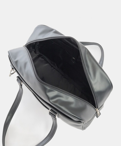 Honeys（ハニーズ）の「合皮スクールトートバッグ　スクバ（トートバッグ・レディース・ブラック/ダークブラウン・FREE）」の21枚目の写真