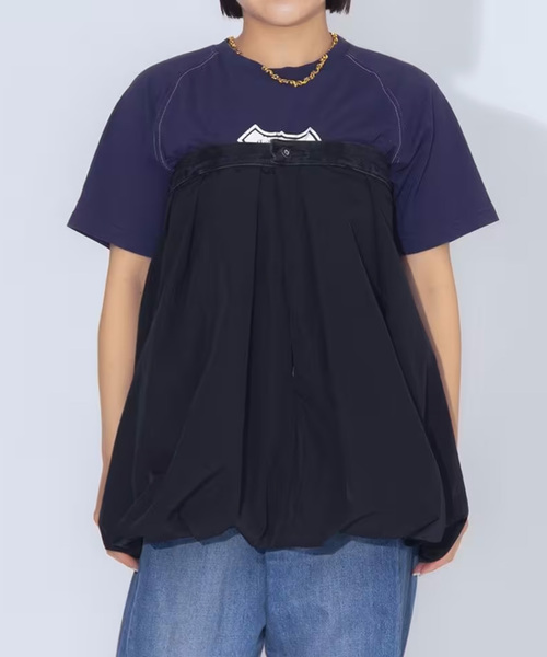 Bonum（ボナム）の「ナイロンタフタバルーントップ（シャツ/ブラウス・レディース・ブラック・FREE）」の21枚目の写真