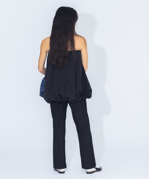 Bonum（ボナム）の「ナイロンタフタバルーントップ（シャツ/ブラウス・レディース・ブラック・FREE）」の5枚目の写真