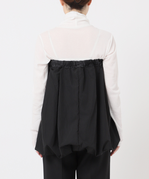 Bonum（ボナム）の「ナイロンタフタバルーントップ（シャツ/ブラウス・レディース・ブラック・FREE）」の9枚目の写真
