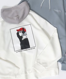 Red Cap Girl(bhLvK[)Red Cap Girl Cardboard Knit Sweat Hoodie/bhLbvK[ _{[jbg obNvg vp[J[ XEFbg(p[J[)