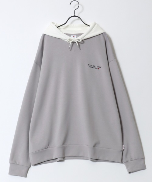 Red Cap Girl（レッドキャプガール）の「Red Cap Girl Cardboard Knit Sweat Hoodie/レッドキャップガール ダンボールニット バックプリント プルパーカー スウェット（パーカー・メンズ・ブラック/グレー/ブルー/ホワイト/グレー系その他/ブラック系その他/ブルー系その他/ホワイト系その他・M/L）」の22枚目の写真