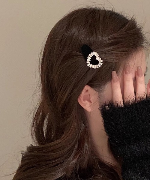 SHEPP(シープ)の「ビジュー ヘアピン クリップ(バレッタ/ヘアクリップ・レディース・その他1/その他2/その他4・FREE)」の2枚目の写真