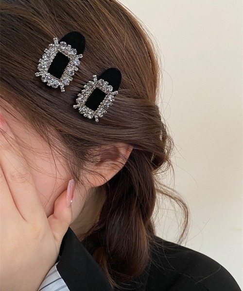 SHEPP(シープ)の「ビジュー ヘアピン クリップ(バレッタ/ヘアクリップ・レディース・その他1/その他2/その他4・FREE)」の3枚目の写真