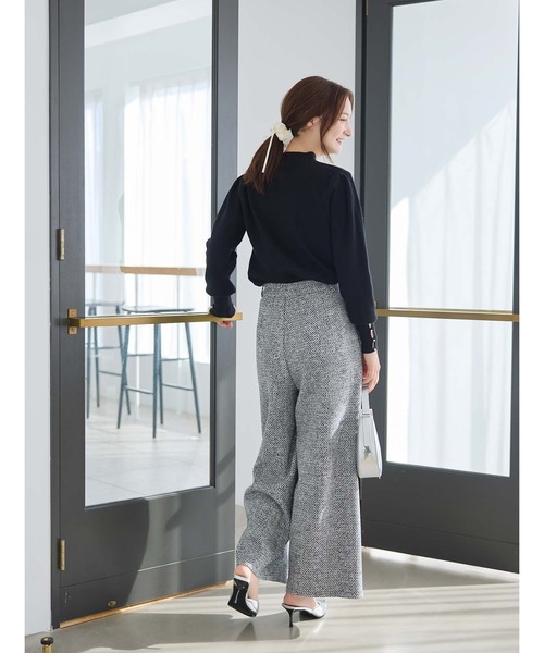 パールデザインニットプルオーバー（ニット/セーター）｜fifth（フィフス）