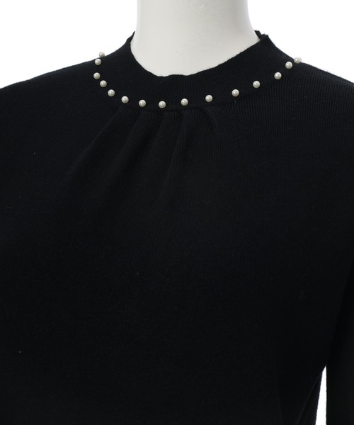 パールデザインニットプルオーバー（ニット/セーター）｜fifth（フィフス）