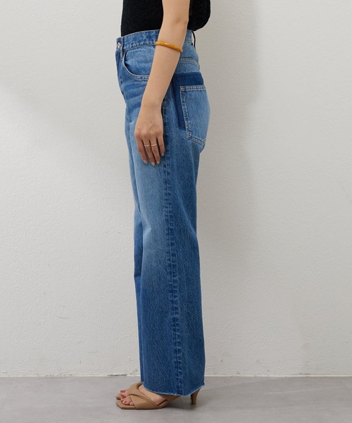 SHENERY（シーナリー）の「カットオフストレートデニムパンツ（デニムパンツ・レディース・ブルー・36/38/40）」の19枚目の写真