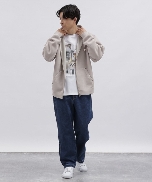 LAKOLE（ラコレ）の「ピグメントダンボールパーカー / 991913（パーカー・メンズ・グリーン/チャコール/イエロー/グレー・LARGE/MEDIUM）」の18枚目の写真