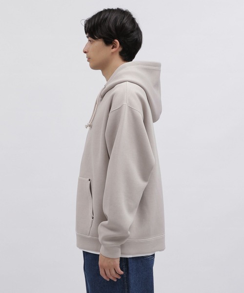 LAKOLE（ラコレ）の「ピグメントダンボールパーカー / 991913（パーカー・メンズ・グリーン/チャコール/イエロー/グレー・LARGE/MEDIUM）」の21枚目の写真