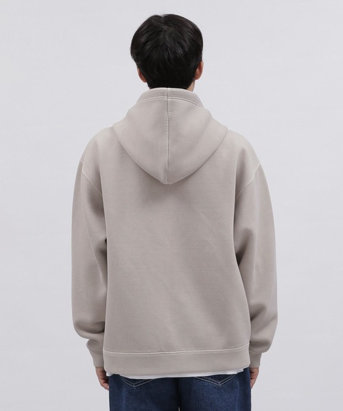 LAKOLE（ラコレ）の「ピグメントダンボールパーカー / 991913（パーカー・メンズ・グリーン/チャコール/イエロー/グレー・LARGE/MEDIUM）」の7枚目の写真