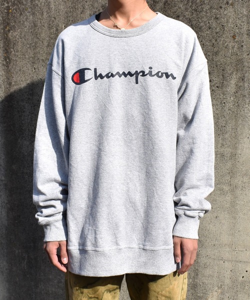 Champion(チャンピオン)の「【ヴィンテージ古着】Champion / チャンピオン ロゴ プリント クルーネックスウェット(スウェット・メンズ・グレー・X-LARGE)」の12枚目の写真