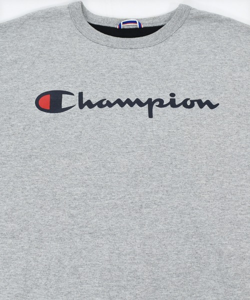 Champion(チャンピオン)の「【ヴィンテージ古着】Champion / チャンピオン ロゴ プリント クルーネックスウェット(スウェット・メンズ・グレー・X-LARGE)」の9枚目の写真