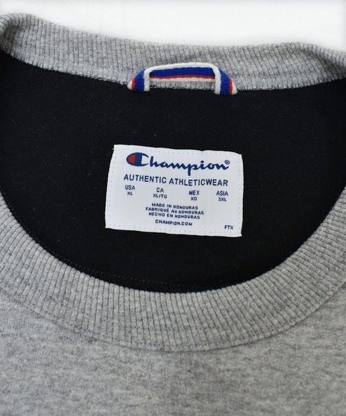Champion(チャンピオン)の「【ヴィンテージ古着】Champion / チャンピオン ロゴ プリント クルーネックスウェット(スウェット・メンズ・グレー・X-LARGE)」の2枚目の写真