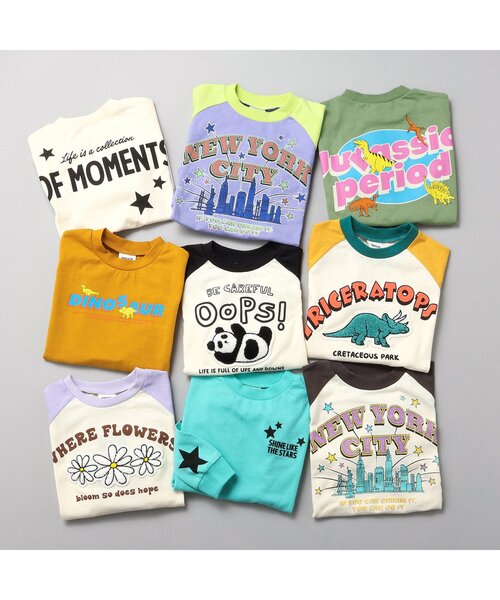 BREEZE(ブリーズ)の「4柄サガラワッペン長袖Tシャツ(Tシャツ/カットソー・キッズ・ブラック/マスタード/ラベンダー/グリーン・80/90/100/110/120/130/140)」の7枚目の写真