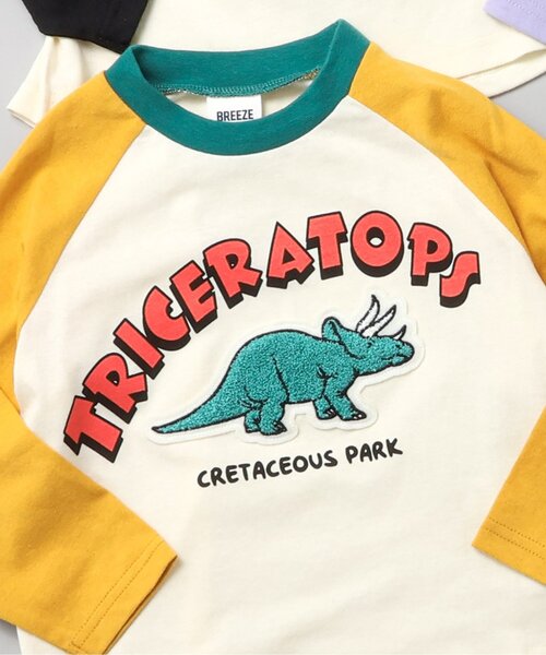 BREEZE(ブリーズ)の「4柄サガラワッペン長袖Tシャツ(Tシャツ/カットソー・キッズ・ブラック/マスタード/ラベンダー/グリーン・80/90/100/110/120/130/140)」の18枚目の写真